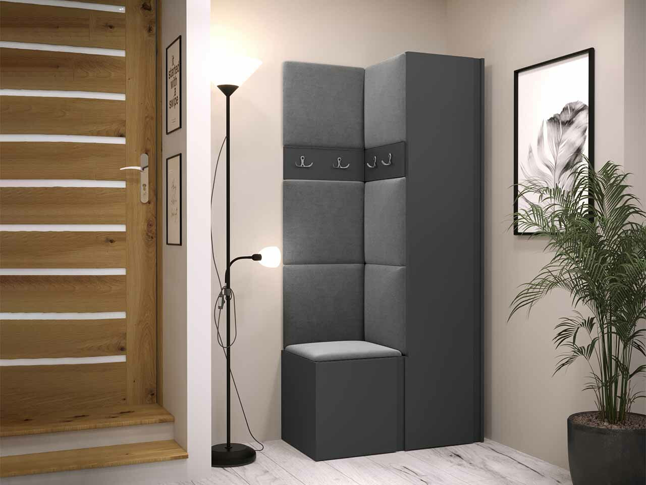 Priekšnama komplekts Hartford 348 (Grafīts)