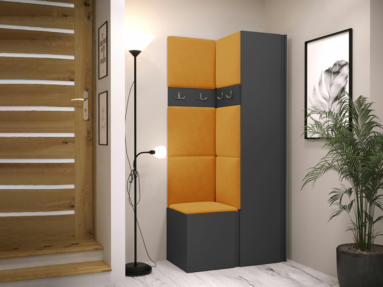 Прихожая Hartford 348 (Графит)