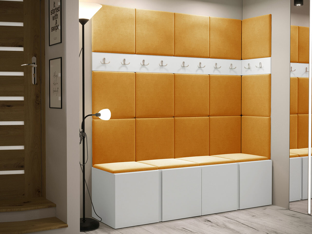 Priekšnama komplekts Hartford 265 (Balts)