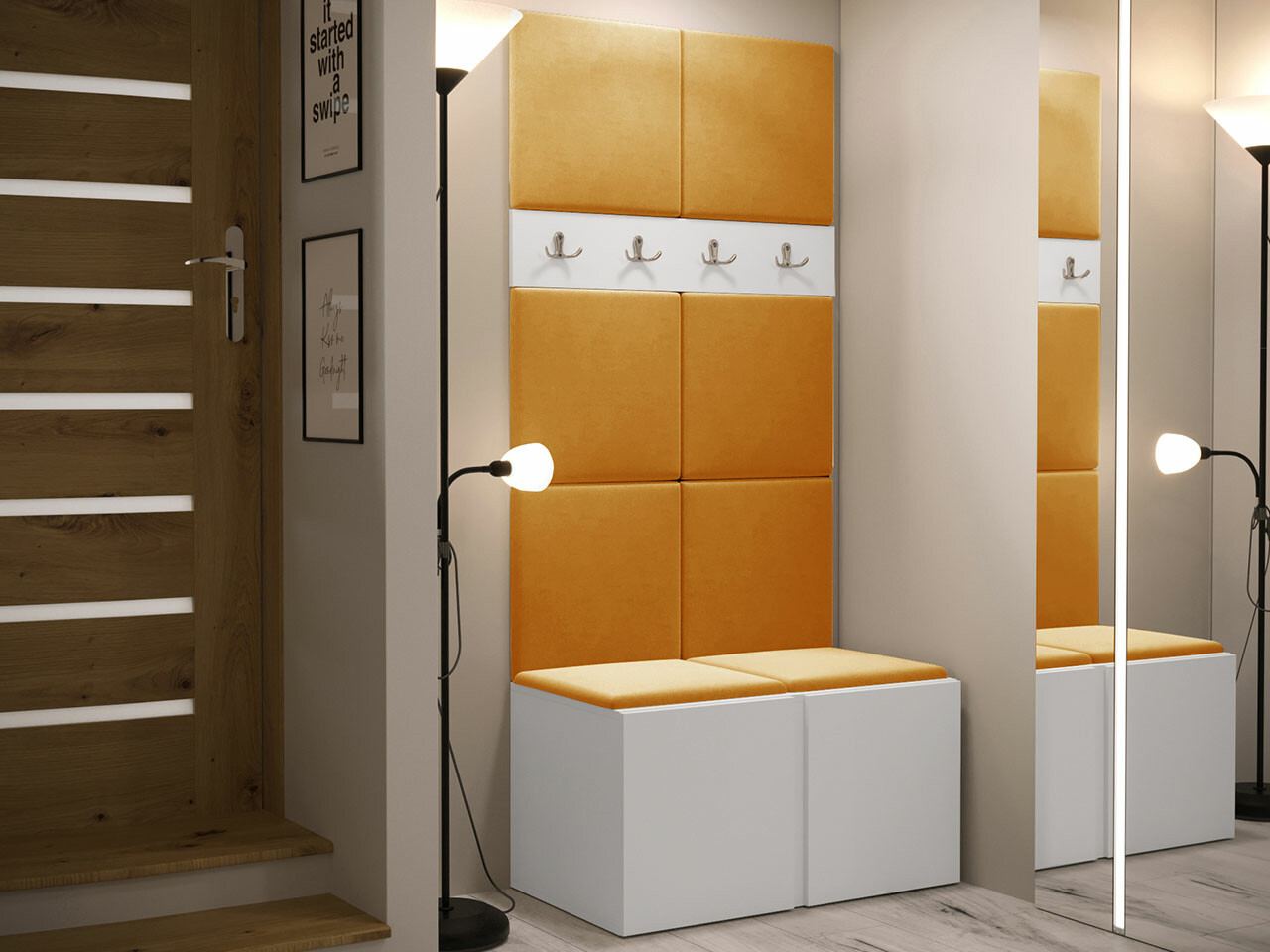 Priekšnama komplekts Hartford 267 (Balts)