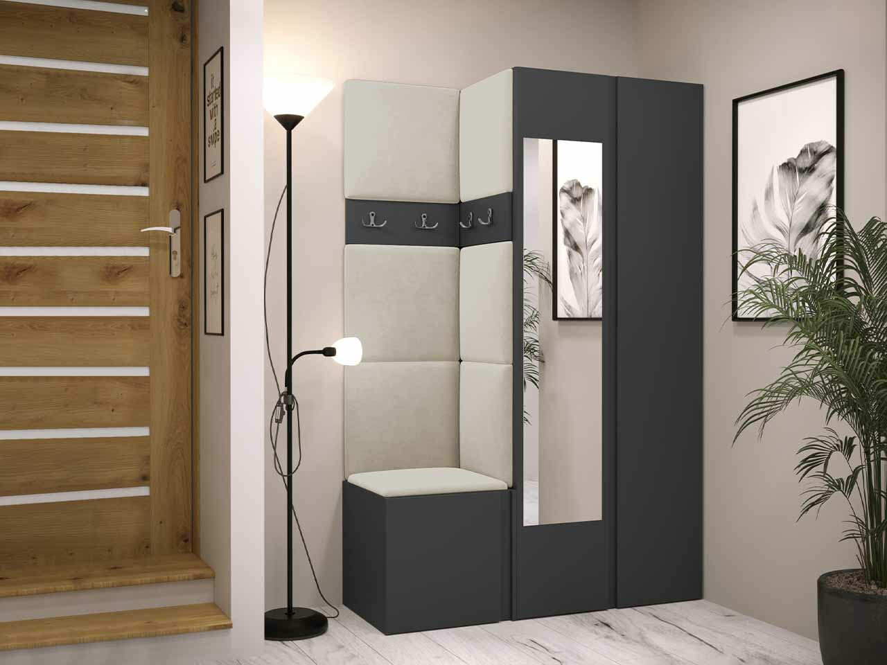 Priekšnama komplekts Hartford 350 (Grafīts)