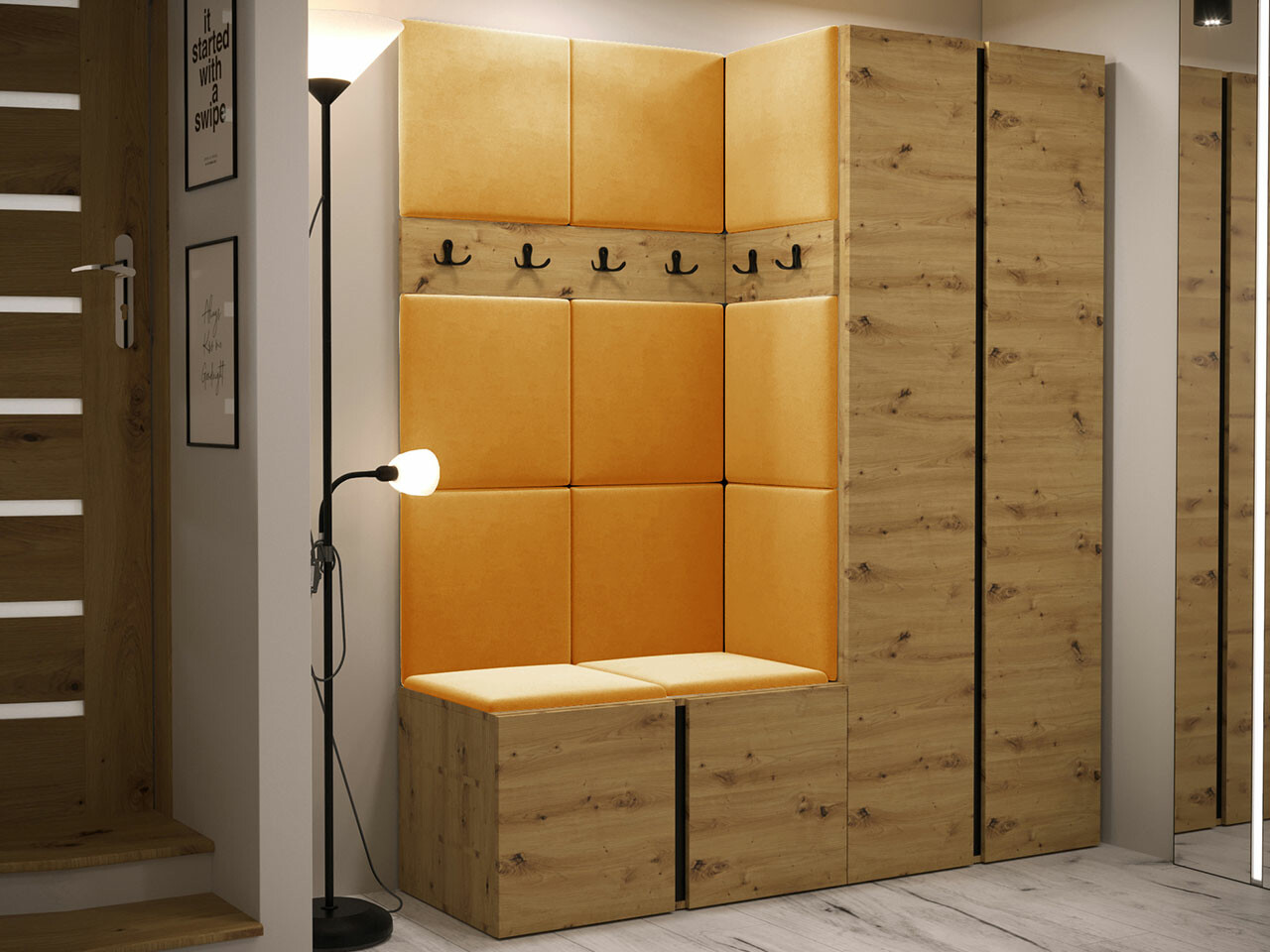 Прихожая Hartford 266 (Artisan дуб)