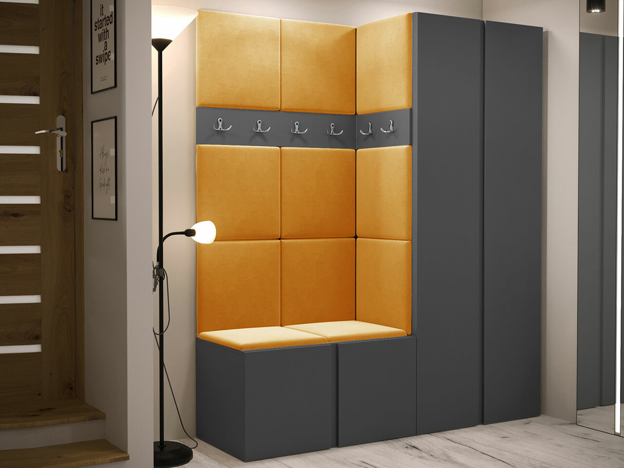 Прихожая Hartford 266 (Графит)