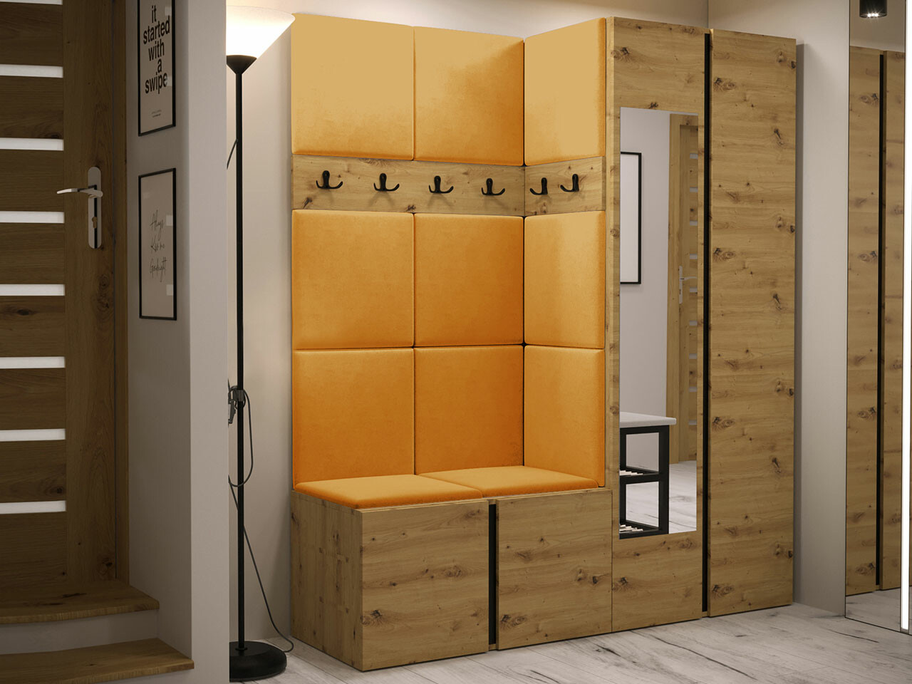 Прихожая Hartford 278 (Artisan дуб)