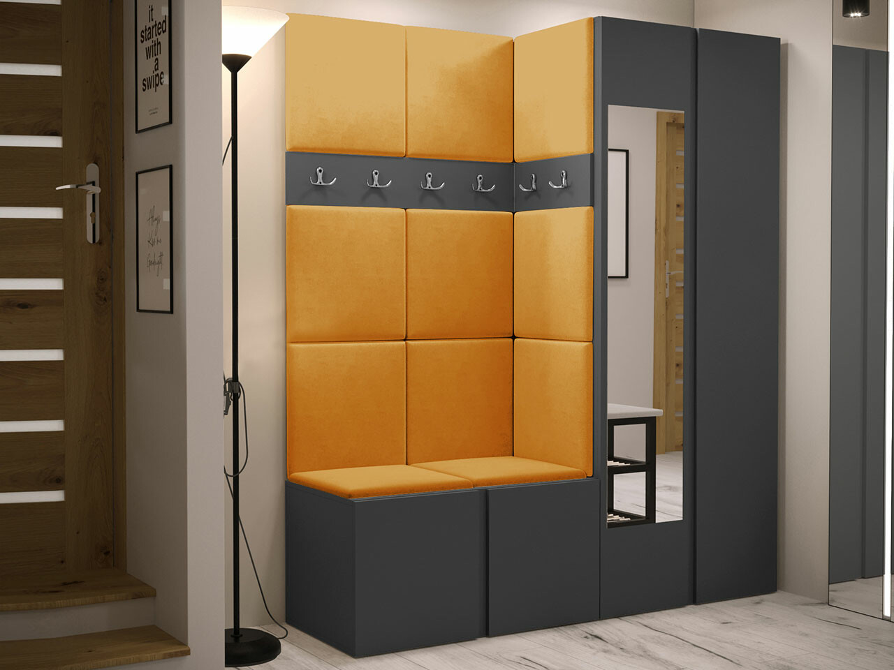 Прихожая Hartford 278 (Графит)