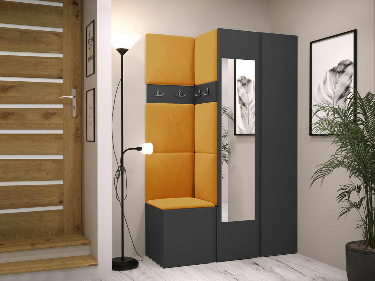 Прихожая Hartford 350 (Графит)