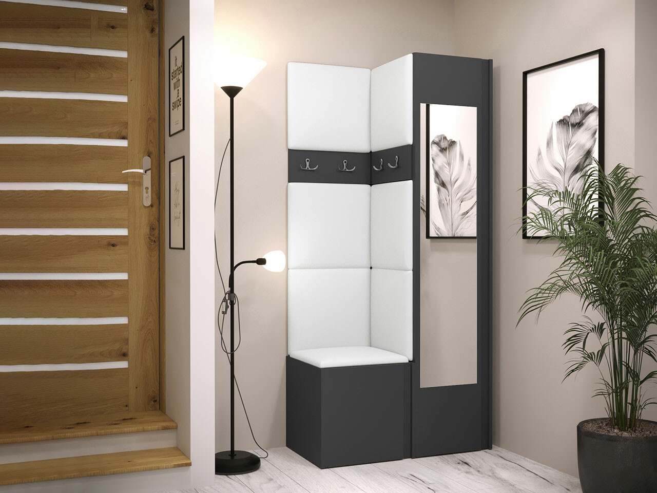 Прихожая Hartford 354 (Графит)