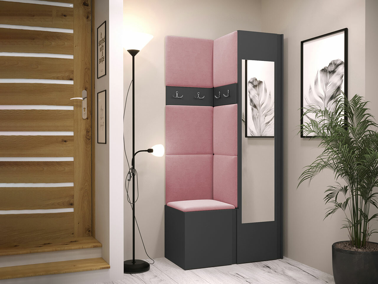 Прихожая Hartford 354 (Графит)