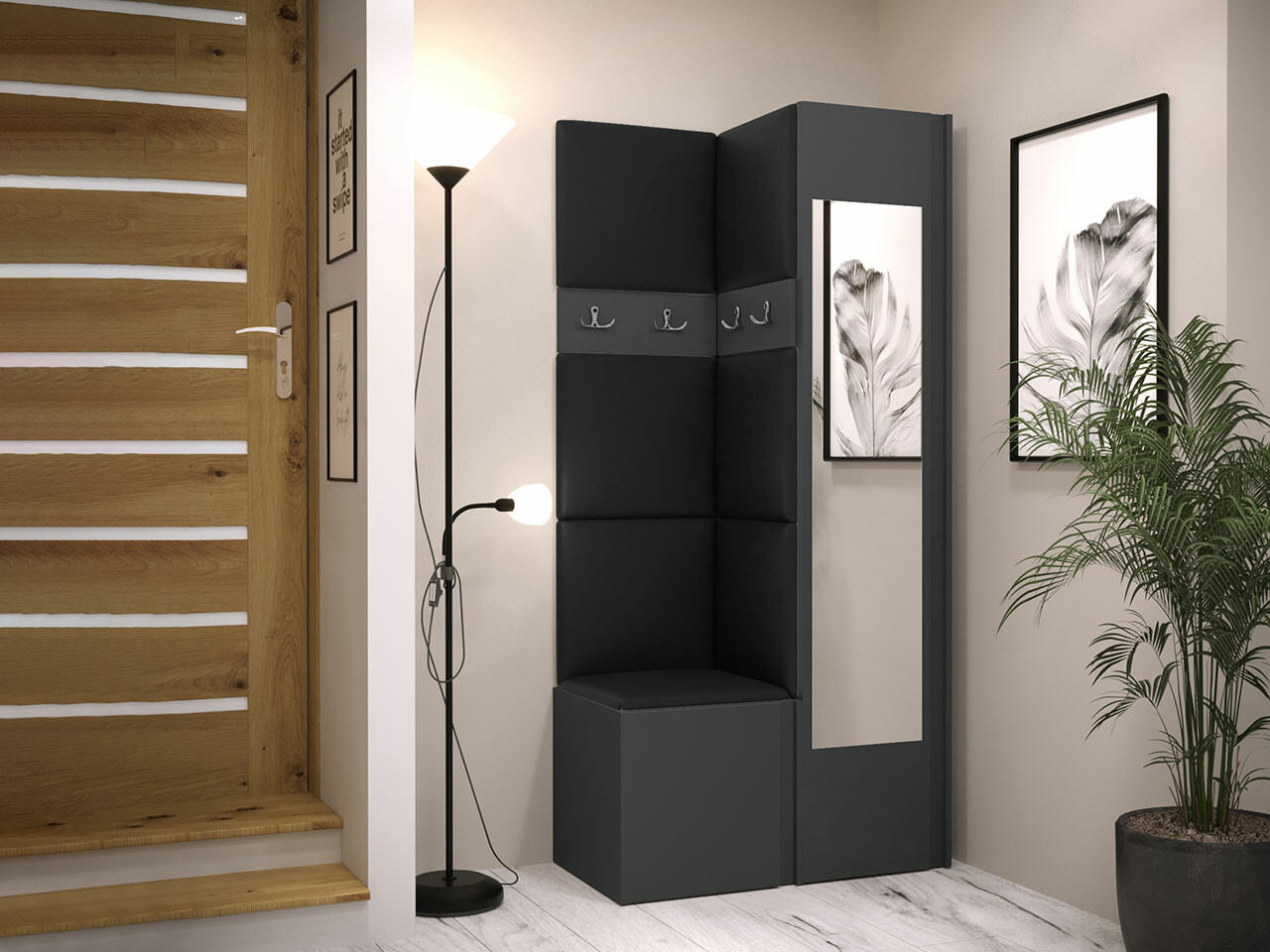 Прихожая Hartford 354 (Графит)