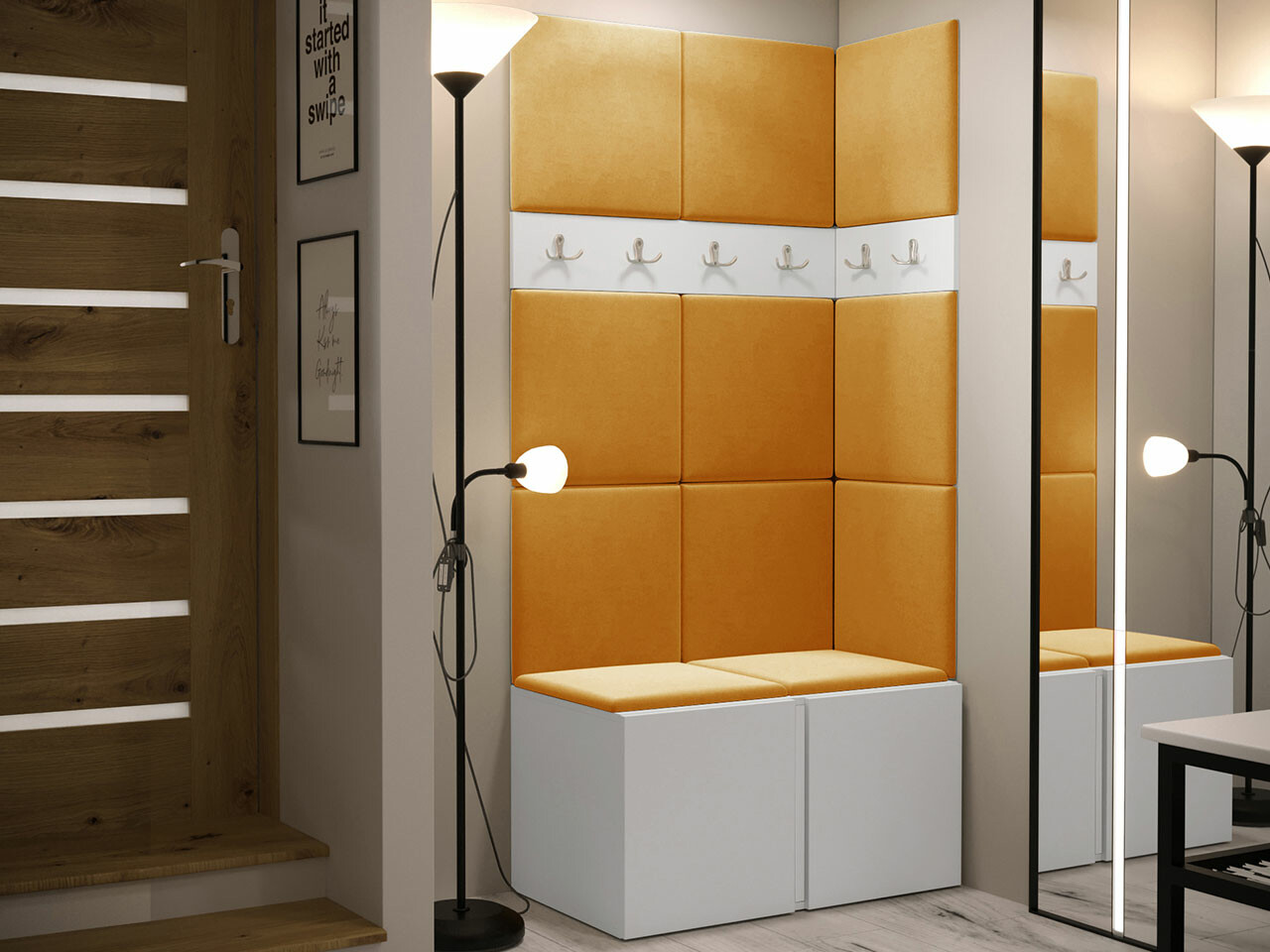 Priekšnama komplekts Hartford 264 (Balts)