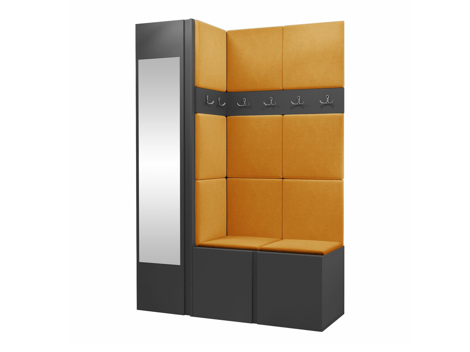 Priekšnama komplekts Hartford 277 (Grafīts)