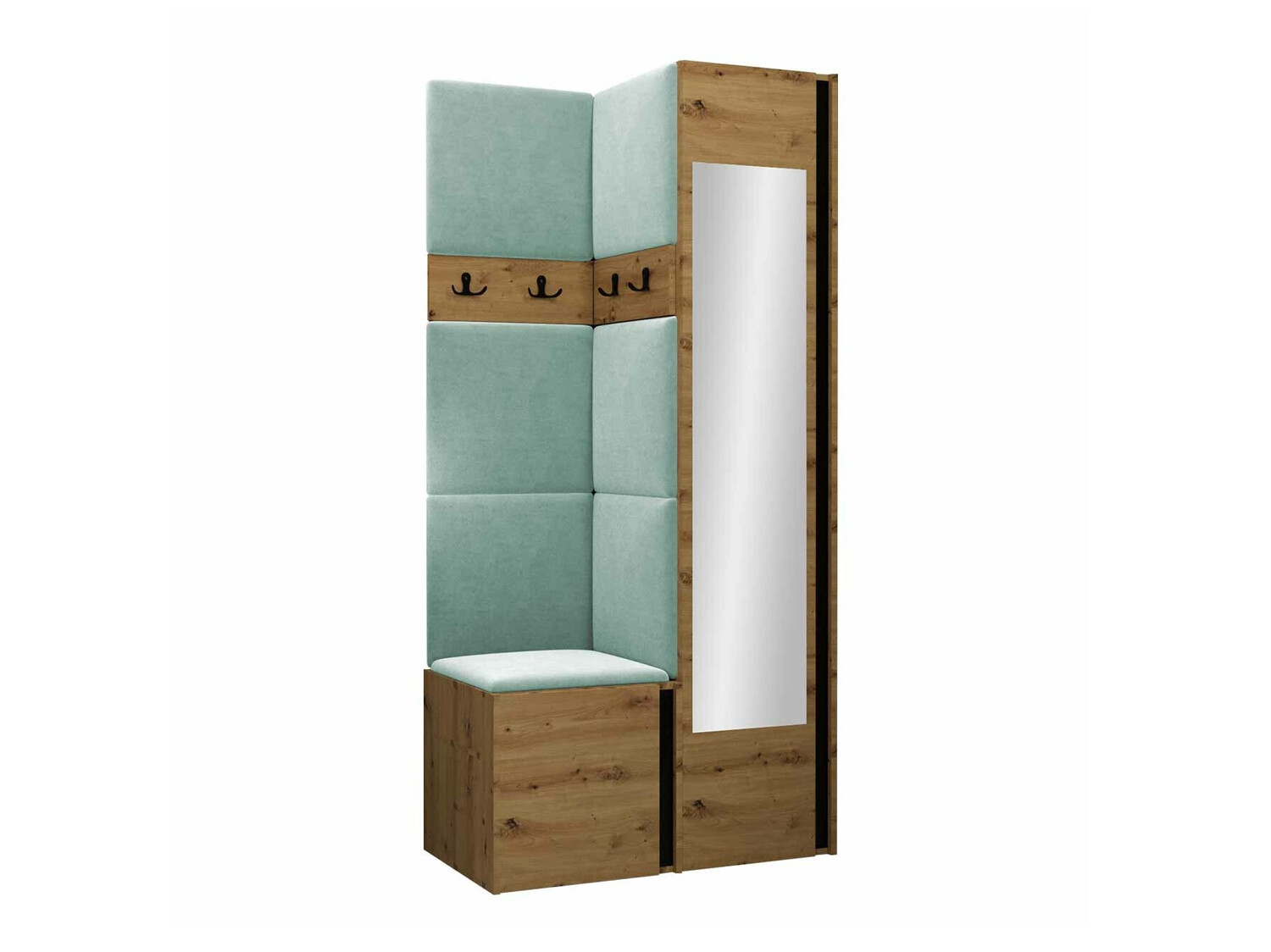 Priekšnama komplekts Hartford 354 (Artisan ozols + Melns)