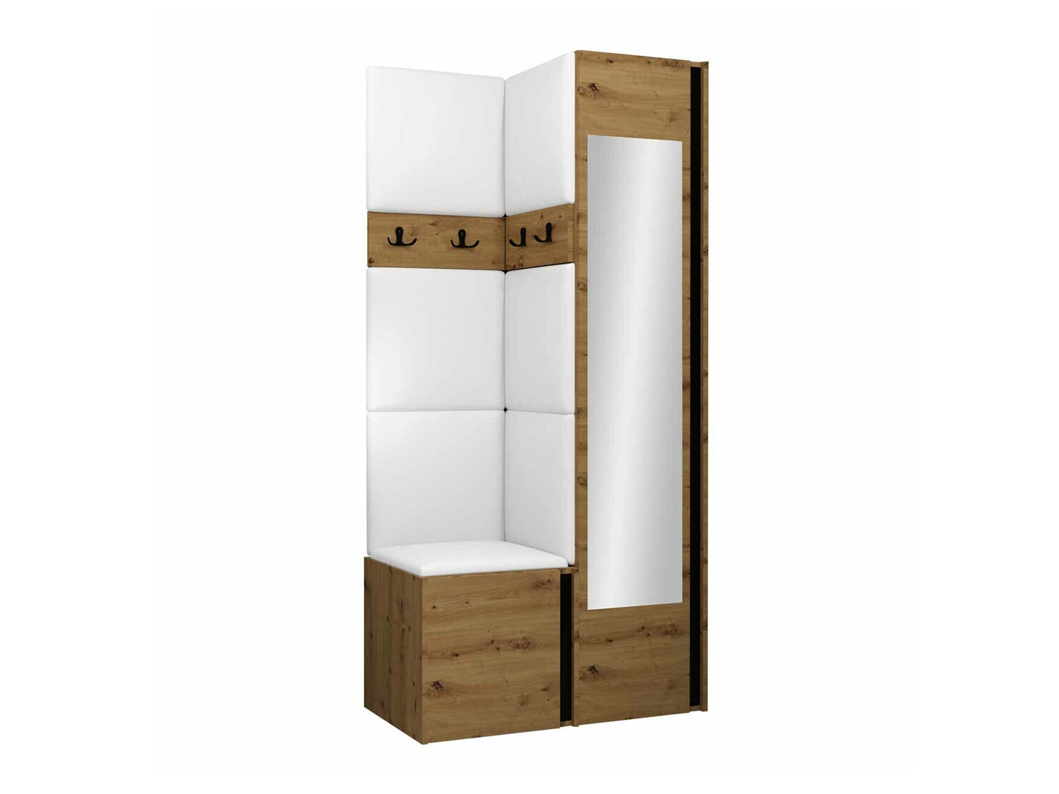 Priekšnama komplekts Hartford 354 (Artisan ozols + Melns)