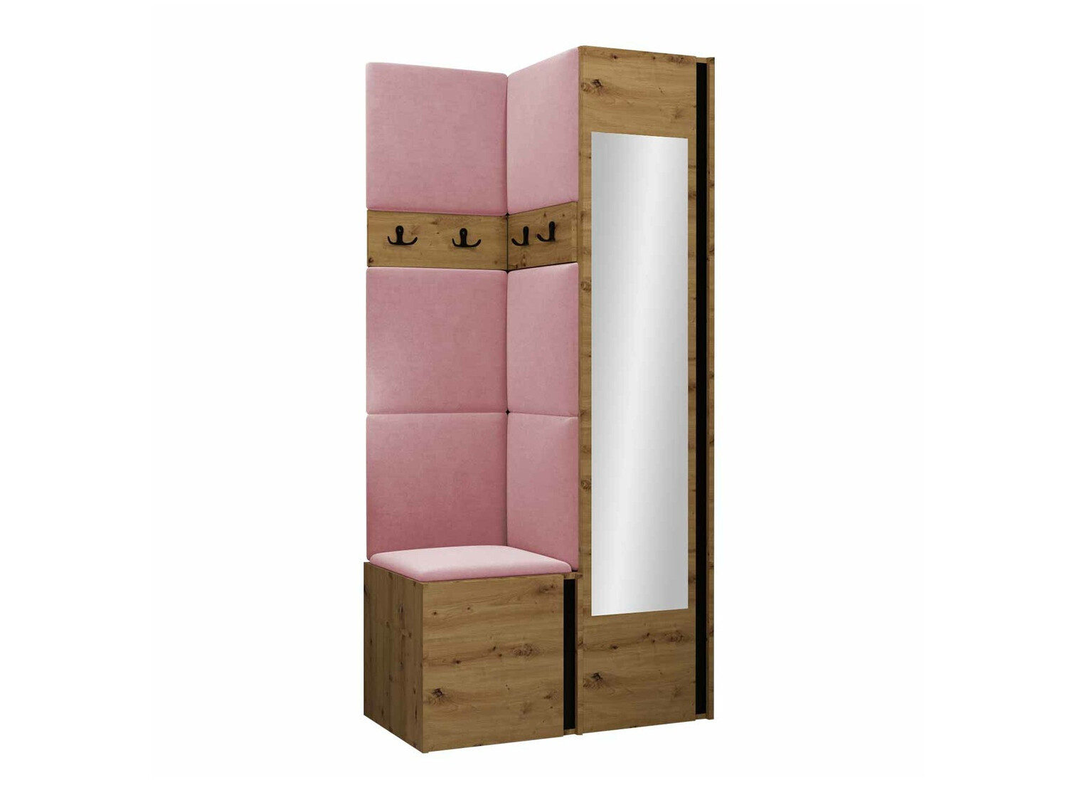 Priekšnama komplekts Hartford 354 (Artisan ozols + Melns)