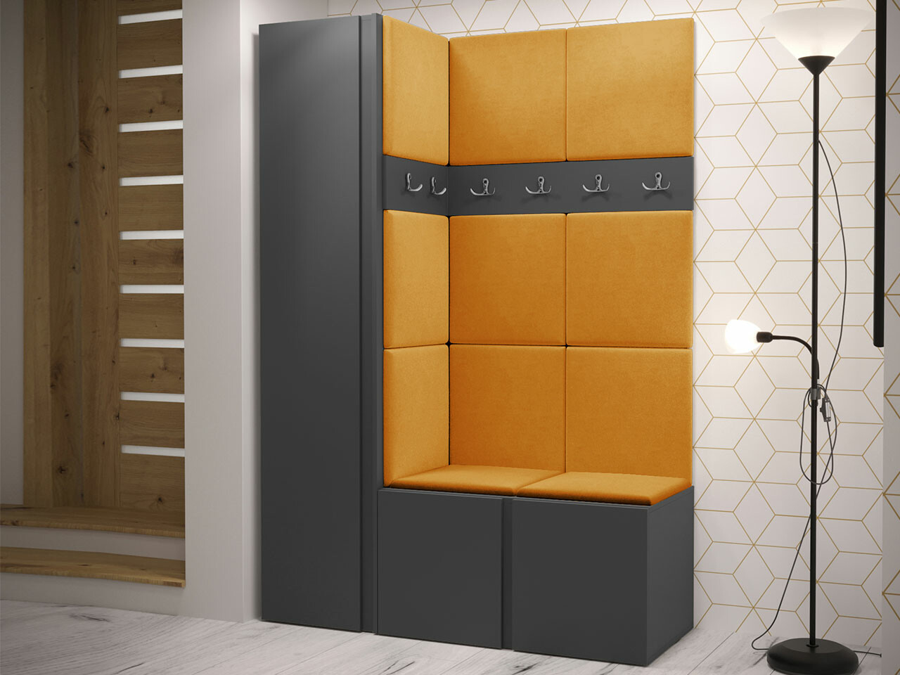 Priekšnama komplekts Hartford 471 (Grafīts)