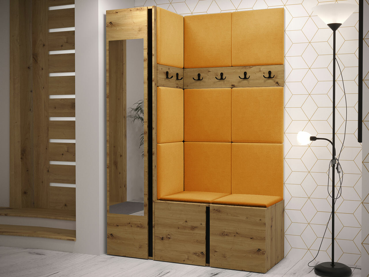 Прихожая Hartford 277 (Artisan дуб)