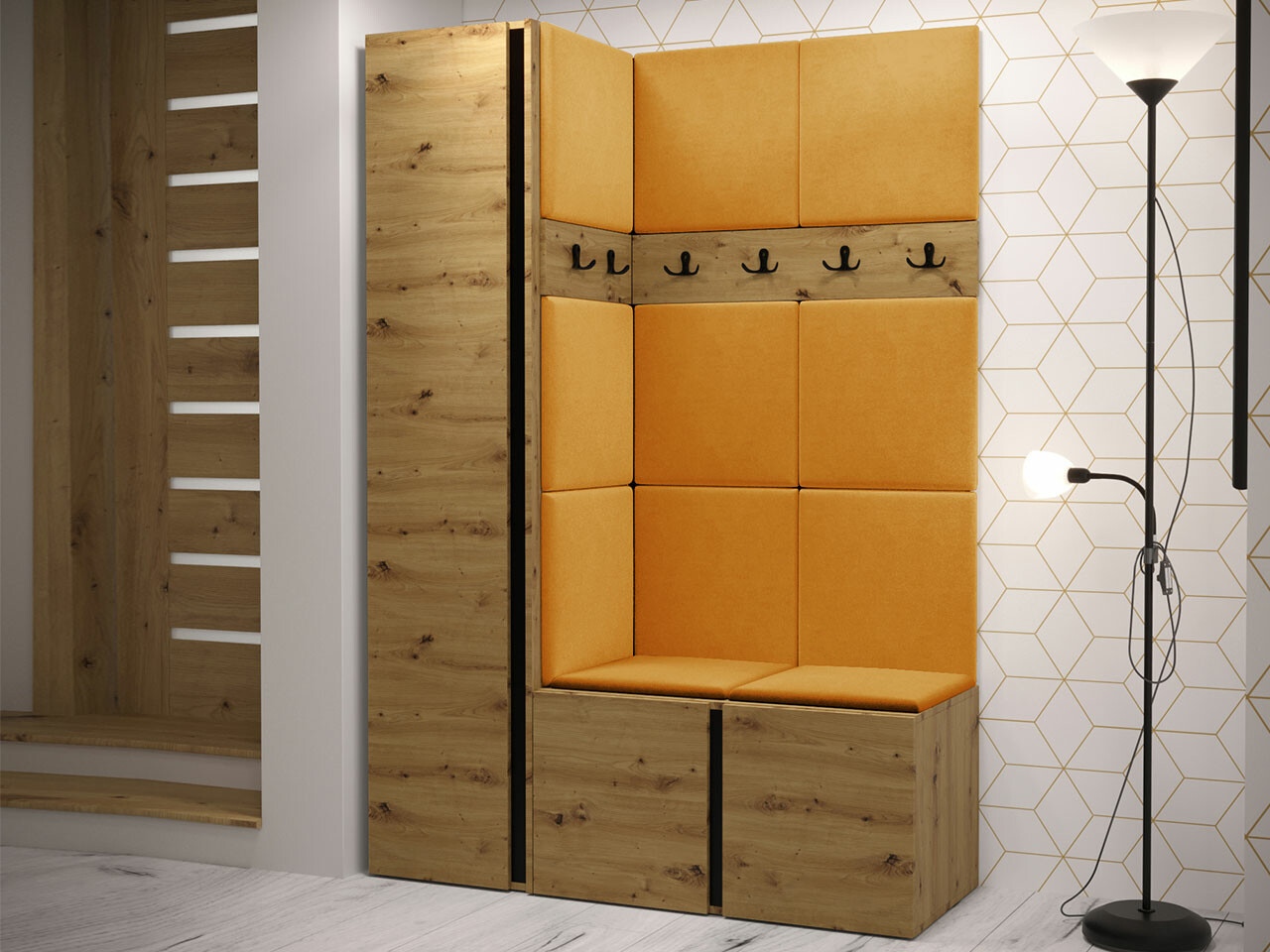 Прихожая Hartford 471 (Artisan дуб)