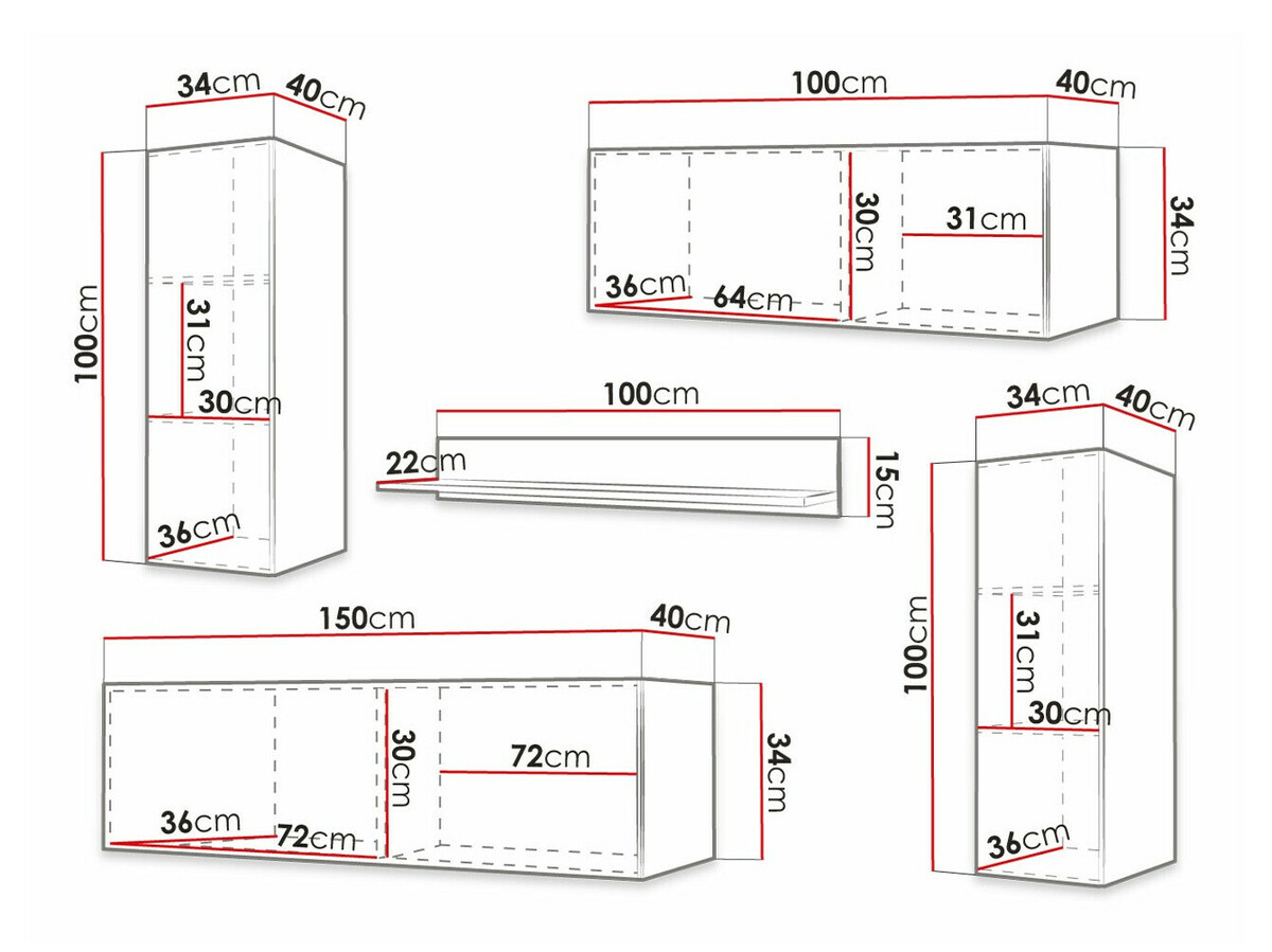 Набор для гостиной Elblaru 108 (Белый)