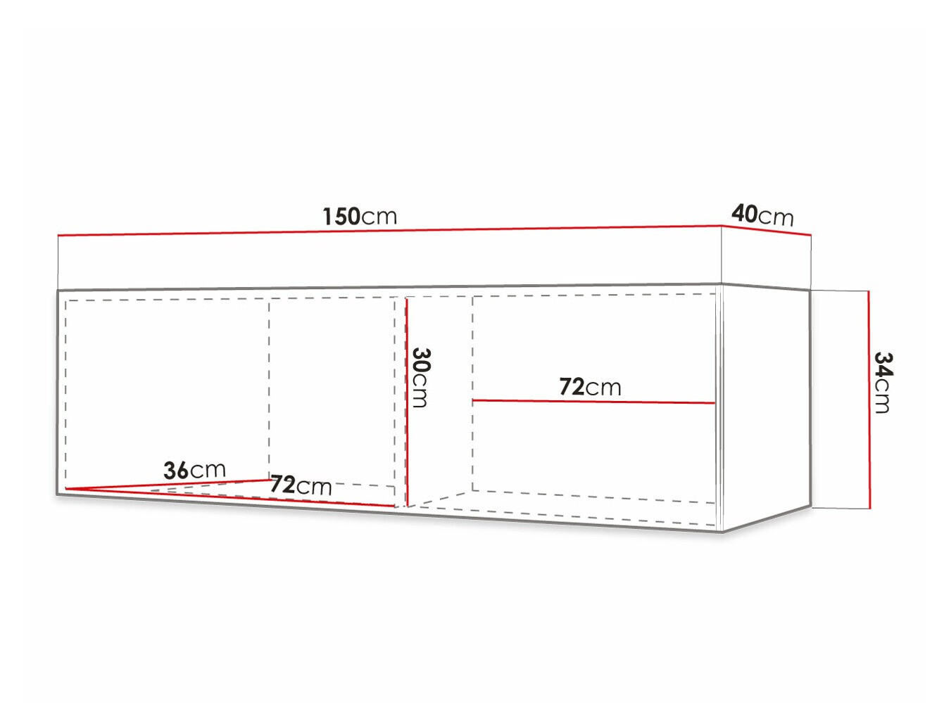 TV galds Anulio I (Melns)