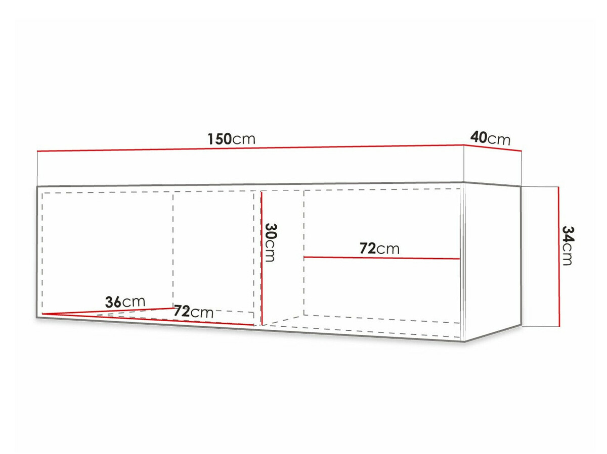 TV galds Elblaru 106 (Balts)