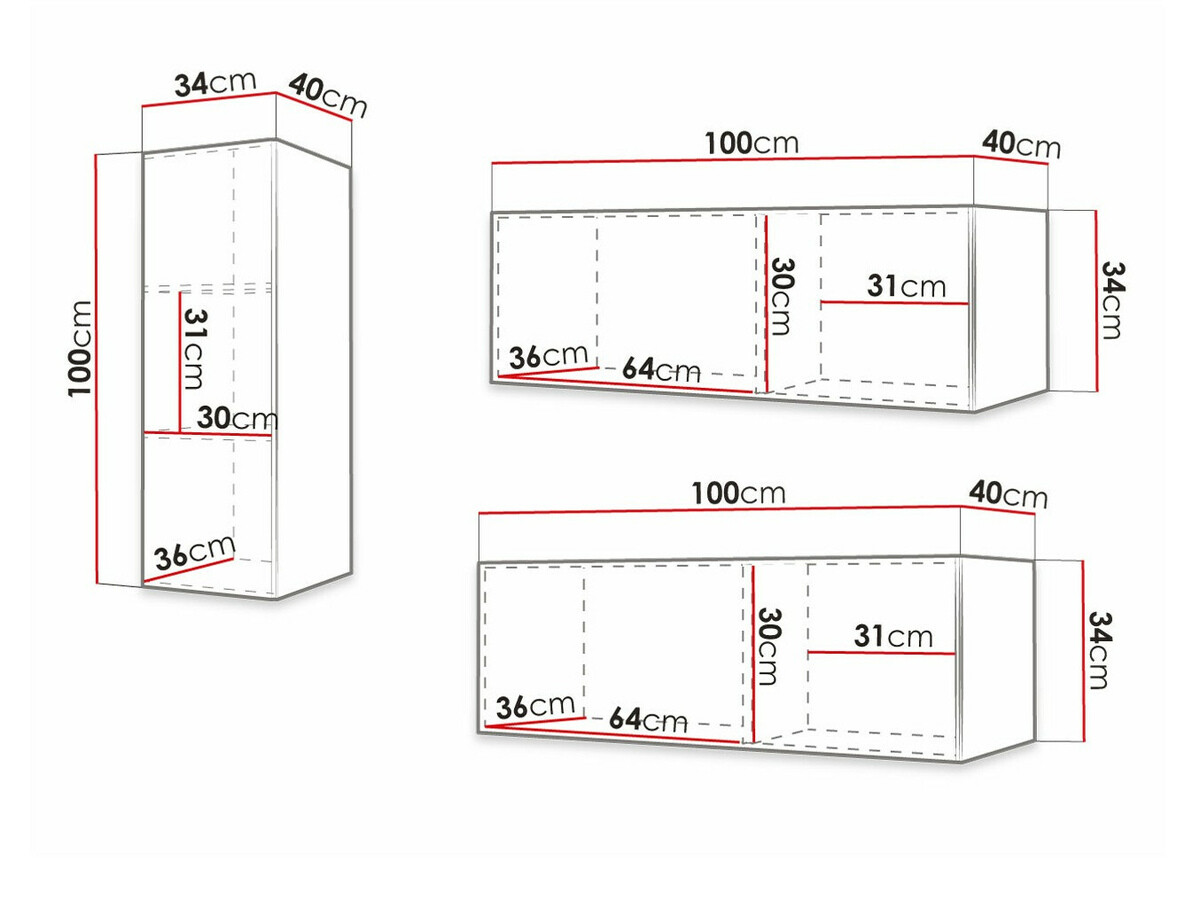 Viesistabas komplekts Anulio VI (Balts)