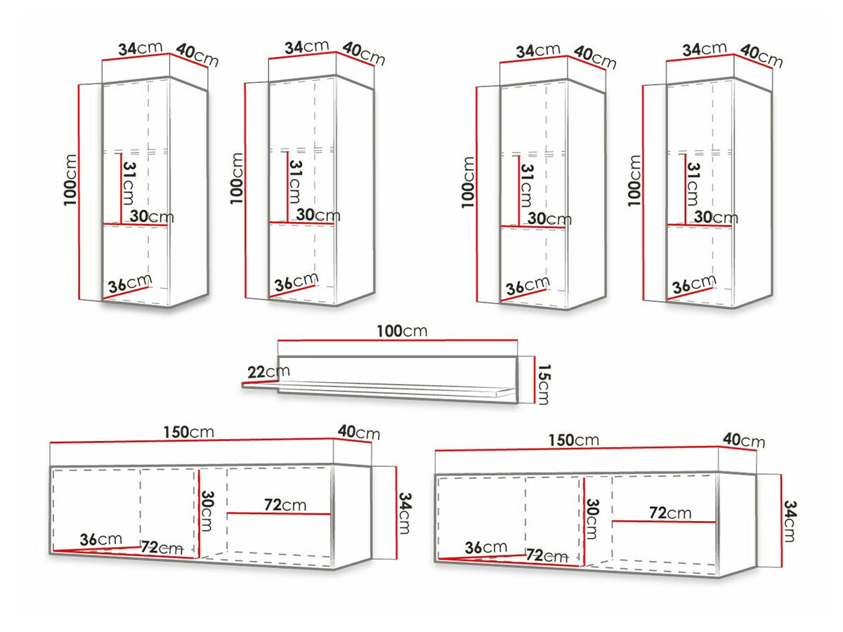 Viesistabas komplekts Elblaru 110 (Balts)