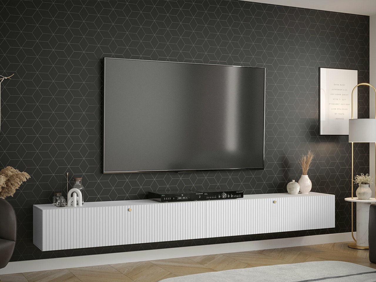 TV galds Anulio II (Balts)
