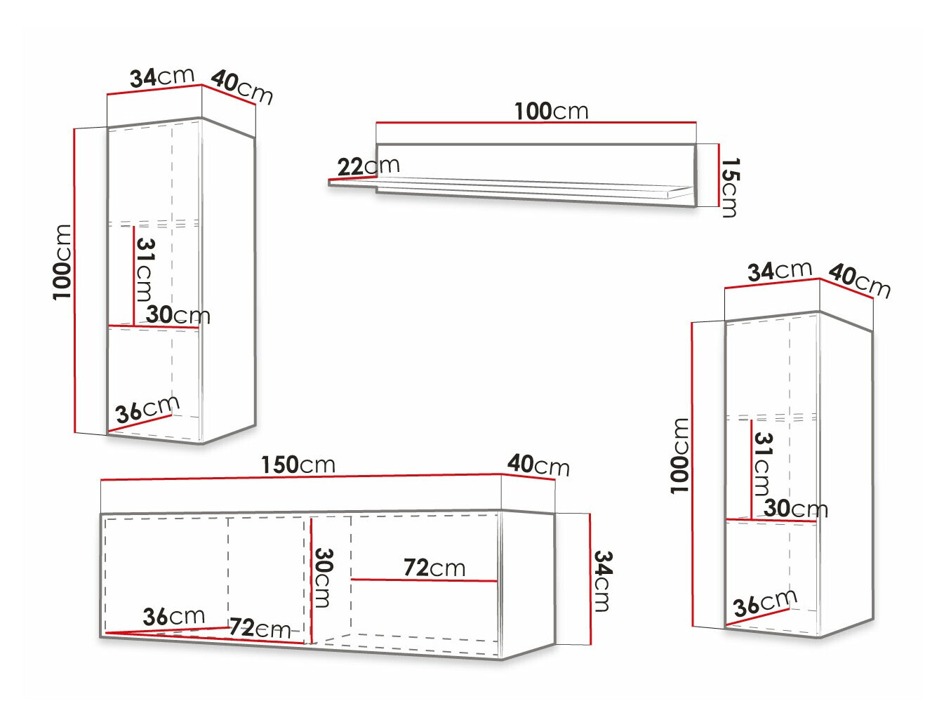 Viesistabas komplekts Elblaru 113 (Melns)
