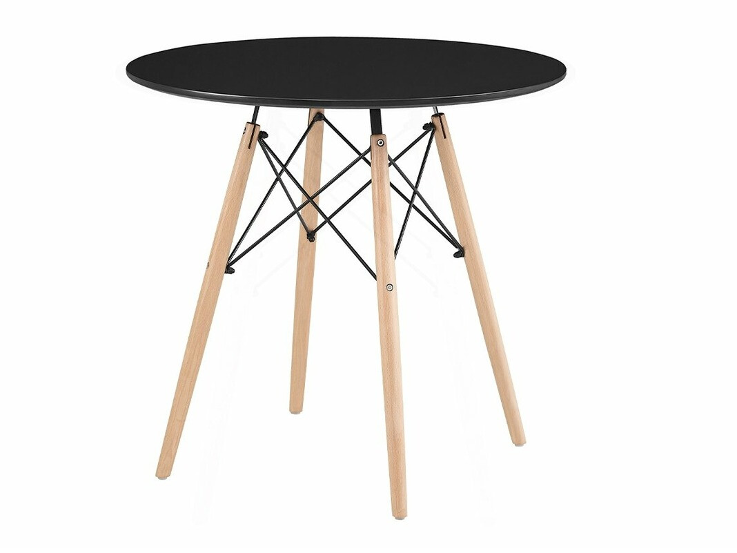 Cтол Comfivo 328 (Чёрный + Светлое дерево)