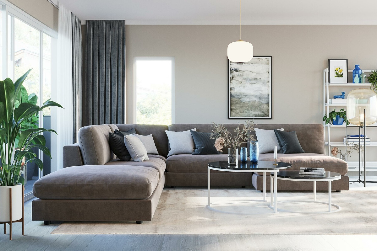 Moduļu stūra dīvāns Mornole 118