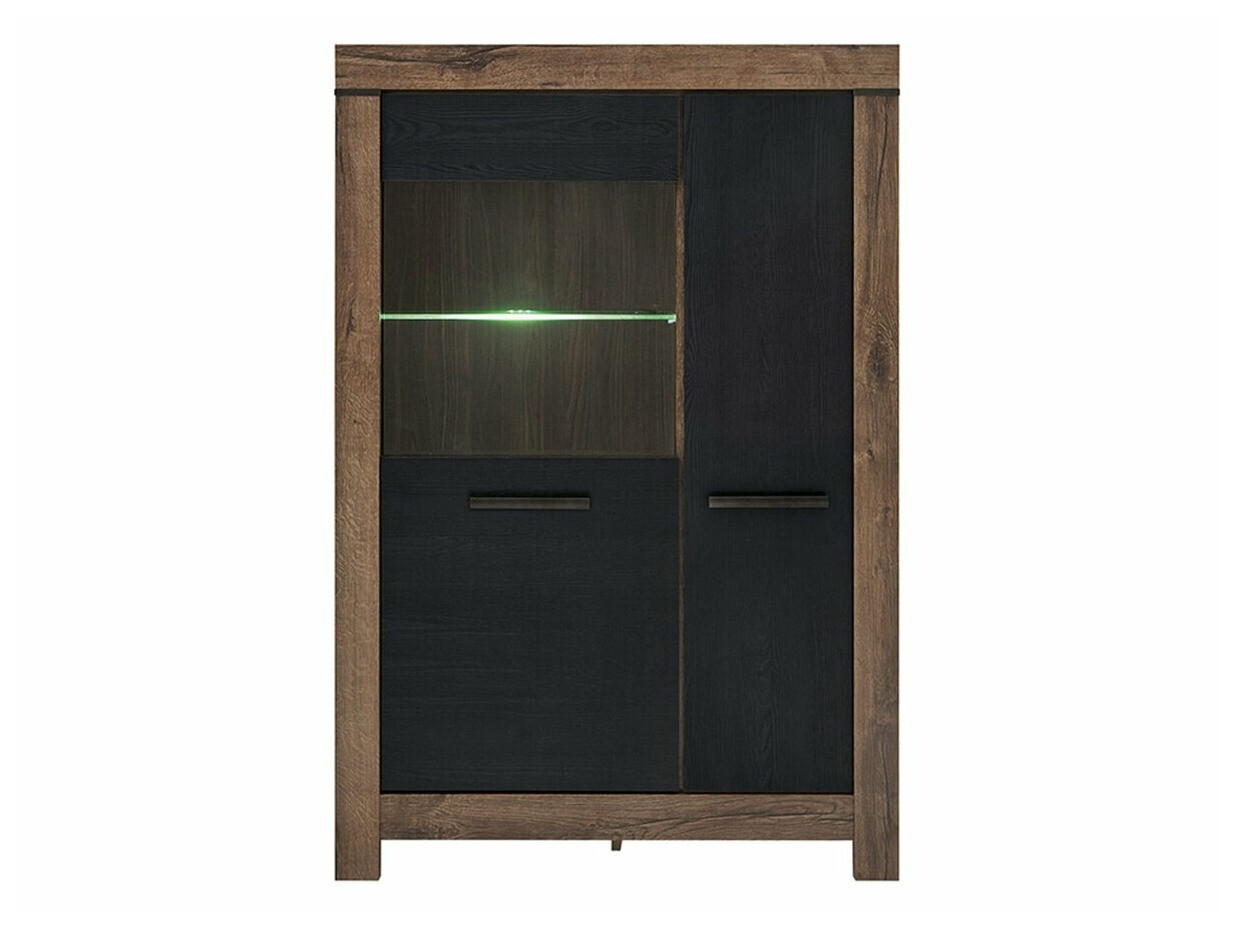 Стеллаж Dunfelu 102 (Монастырский дуб + Черный дуб)