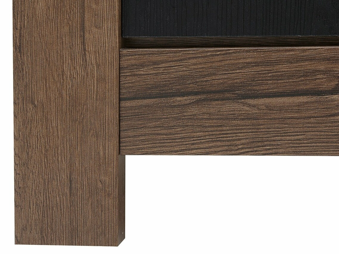 Стеллаж Dunfelu 102 (Монастырский дуб + Черный дуб)