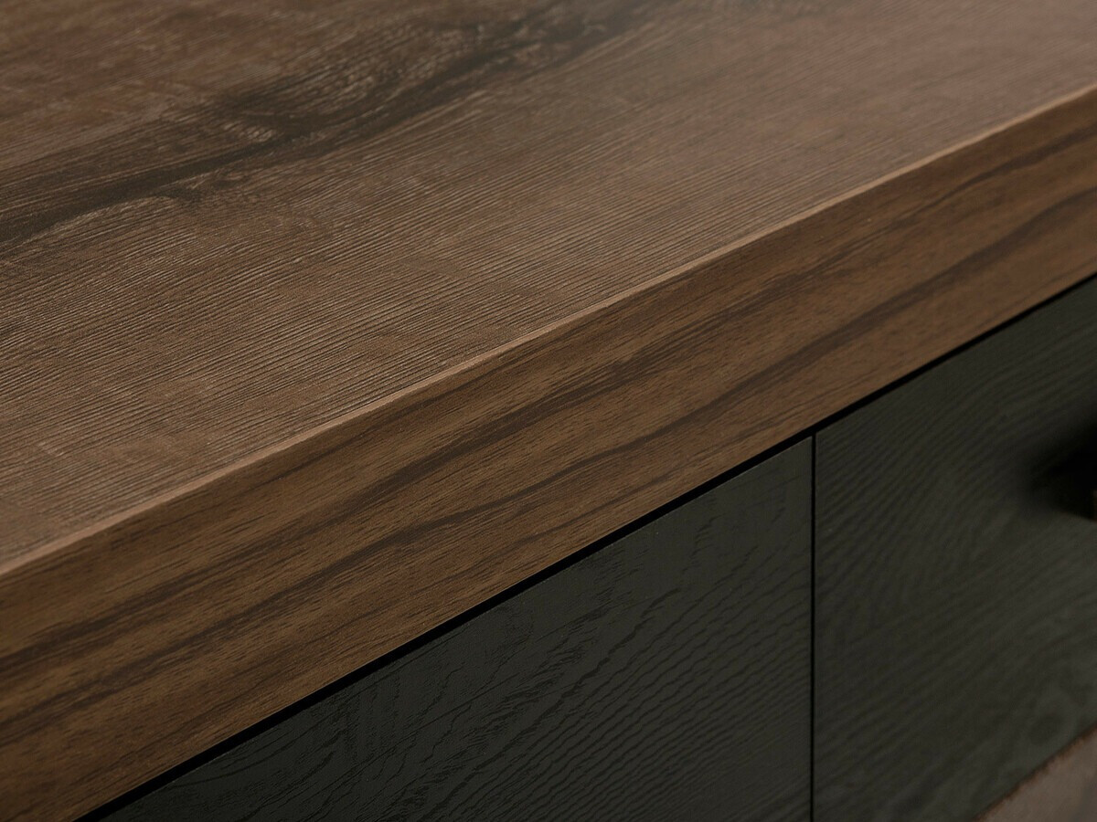 Žurnālu galdiņš Dunfelu 107 (Monastery ozols + Melnais ozols)