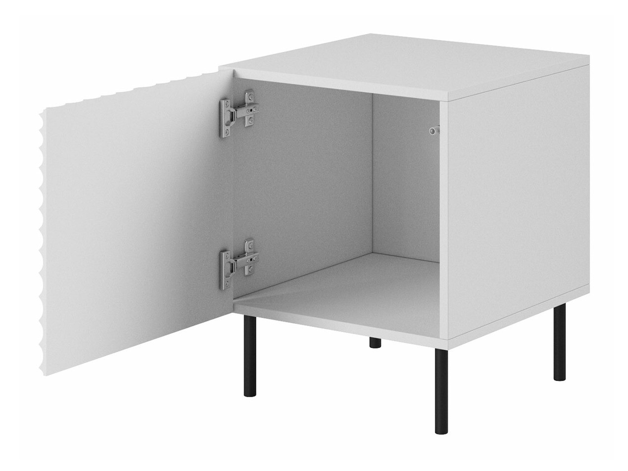 Комплект прикроватных тумбочек Charlotte 172 (Белый + Чёрный)