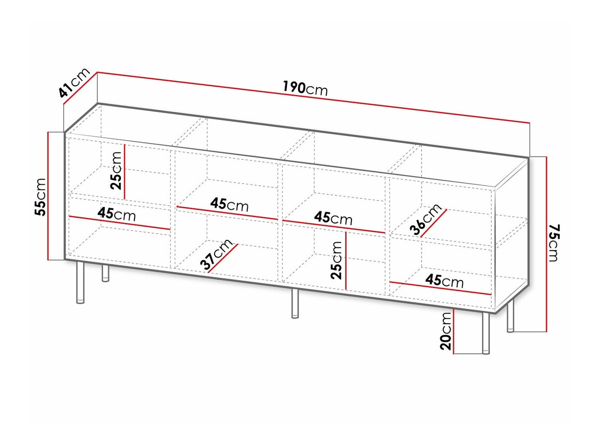 Шкафчик Charlotte 170 (Чёрный + Золотой)