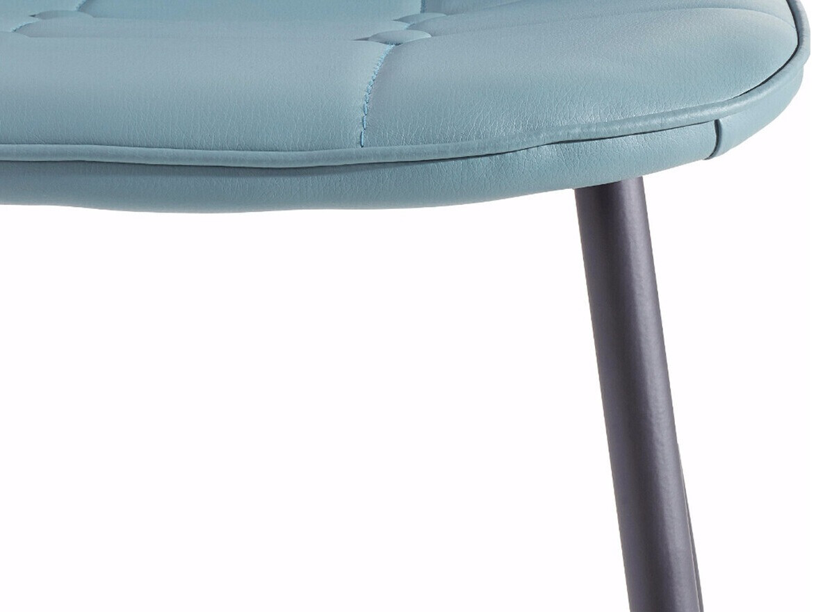 Обеденный гарнитур Denton 275 (Белый + Чёрный + Бирюзовый)