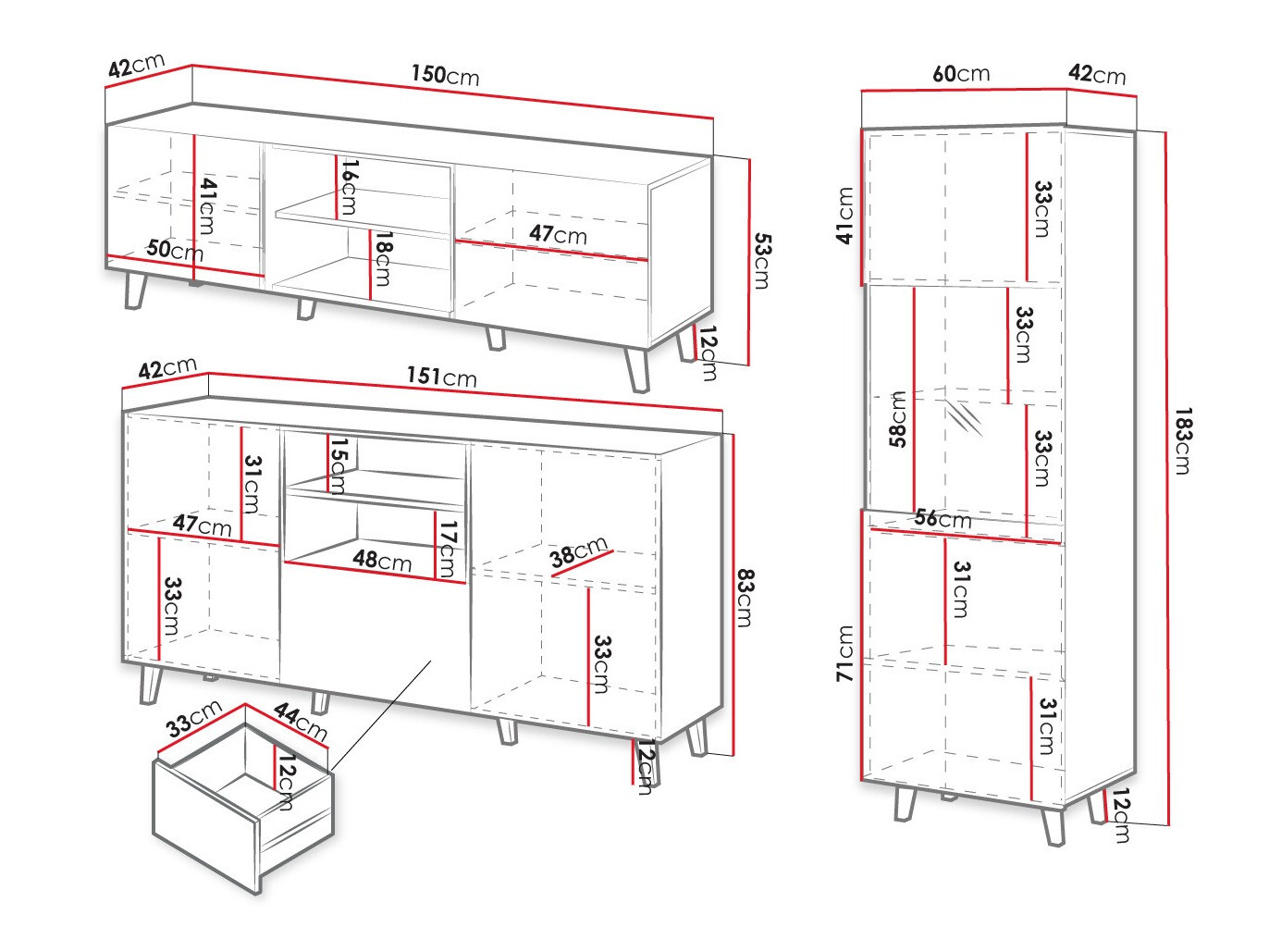 Viesistabas komplekts Remeta 111 (Melns + Votan ozols)