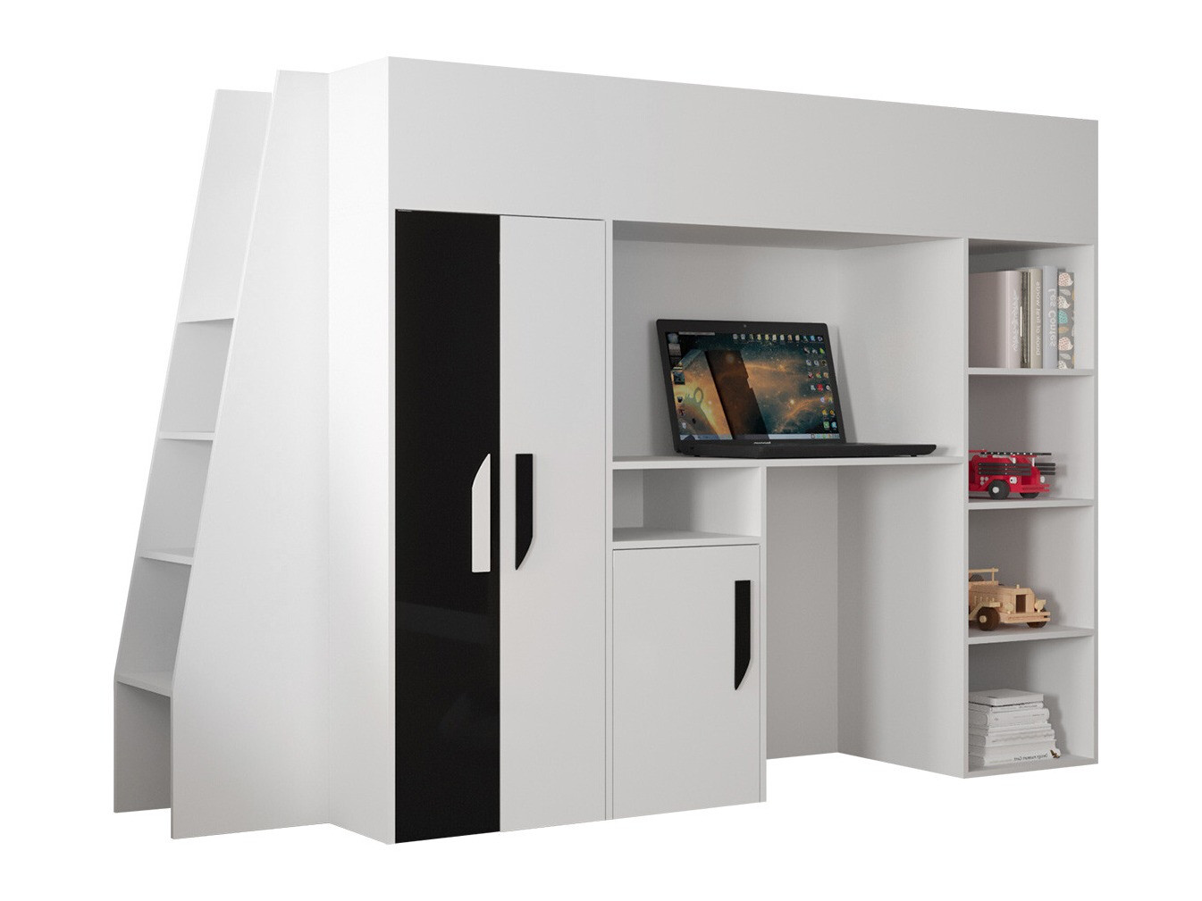 Augsta gulta Hartford 355 (Balts + Glancēts melns + Glancēts balts)