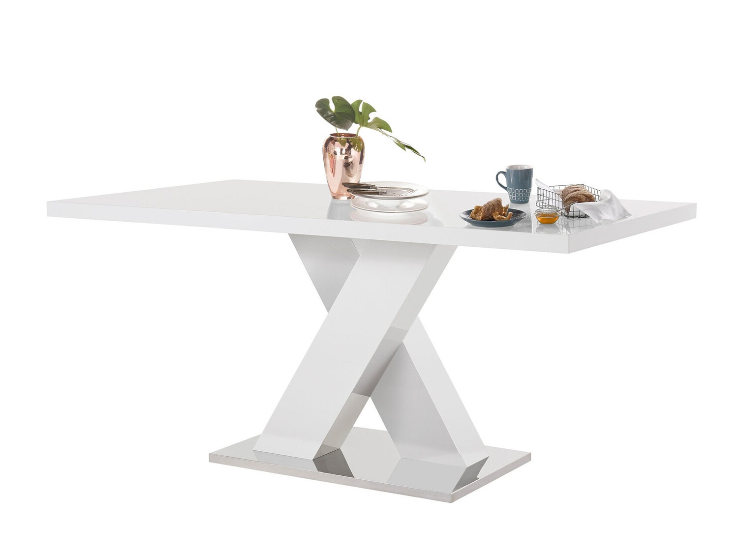 Galds Denton 1084 (Glancēts balts)