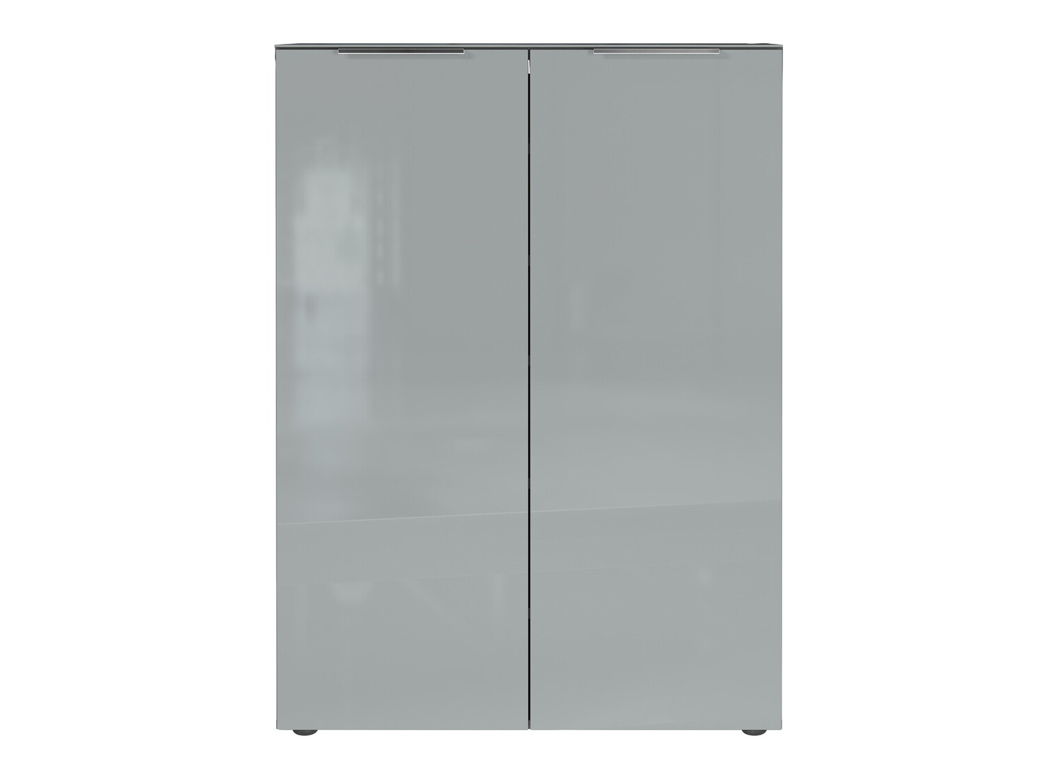 Полка для обуви Fivsori 105 (Глянцевый серый + Графит)