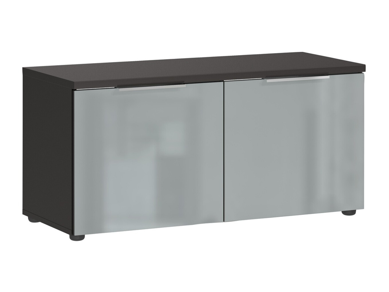 Тумба для обуви Fivsori 106 (Глянцевый серый + Графит)