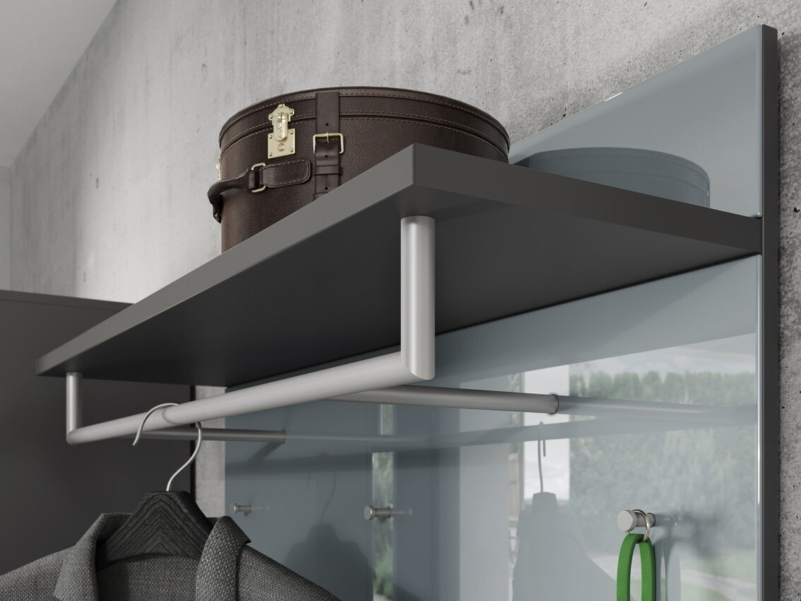 Uzkaramais Fivsori 107 (Glancēts pelēks + Grafīts)