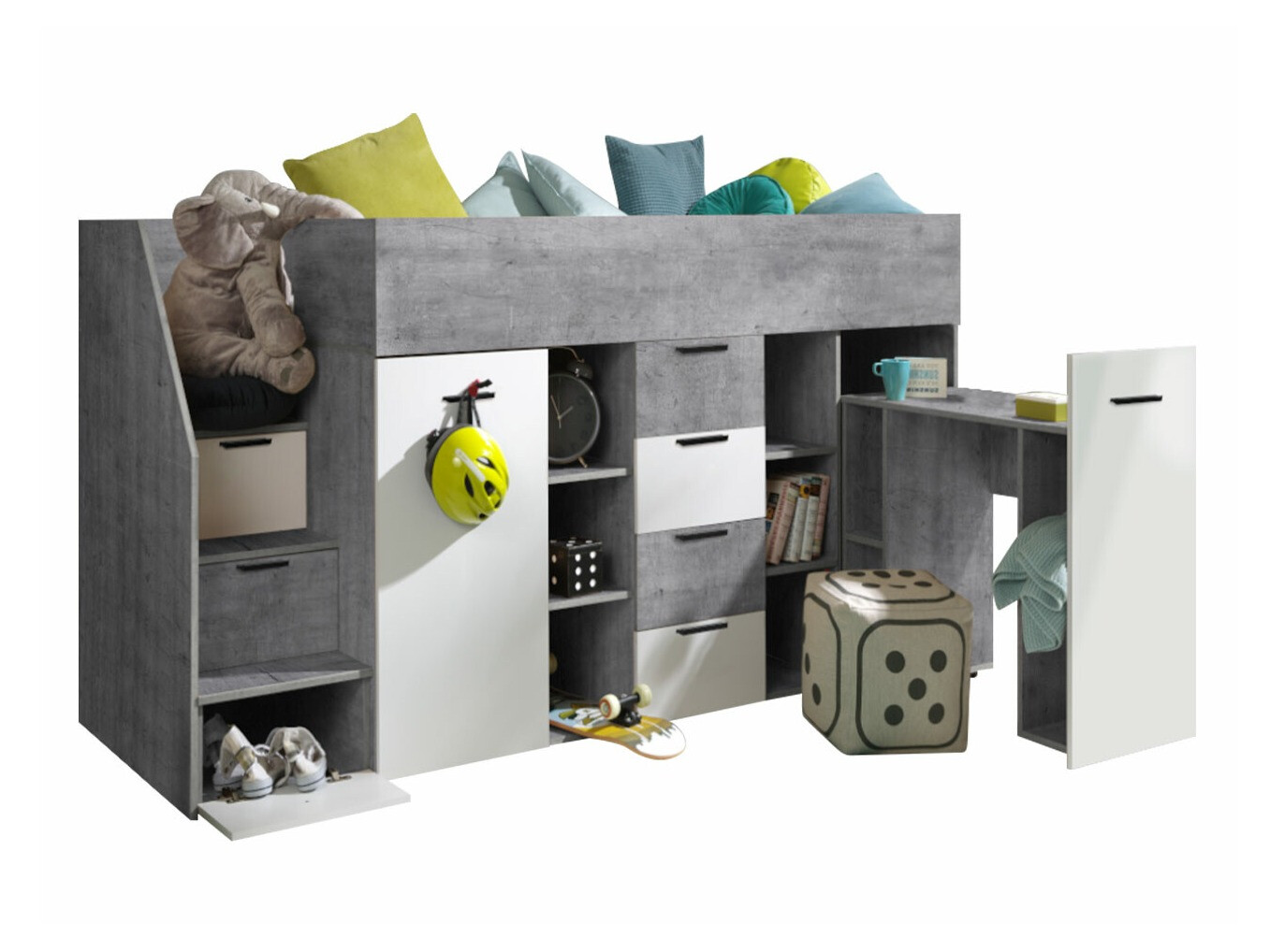 Augsta gulta Hartford 364 (Betons + Balts)