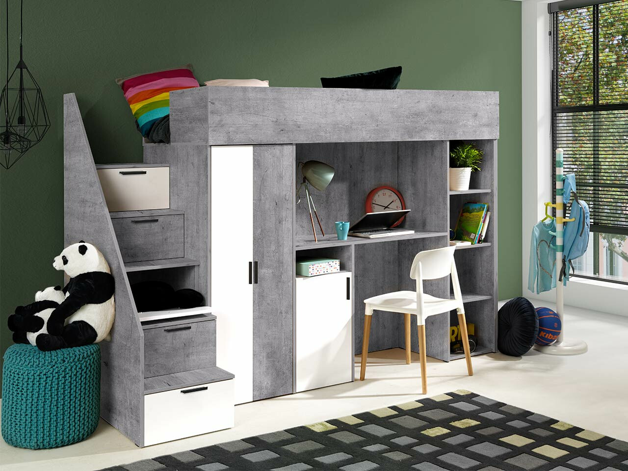 Augsta gulta Hartford 365 (Betons + Balts)