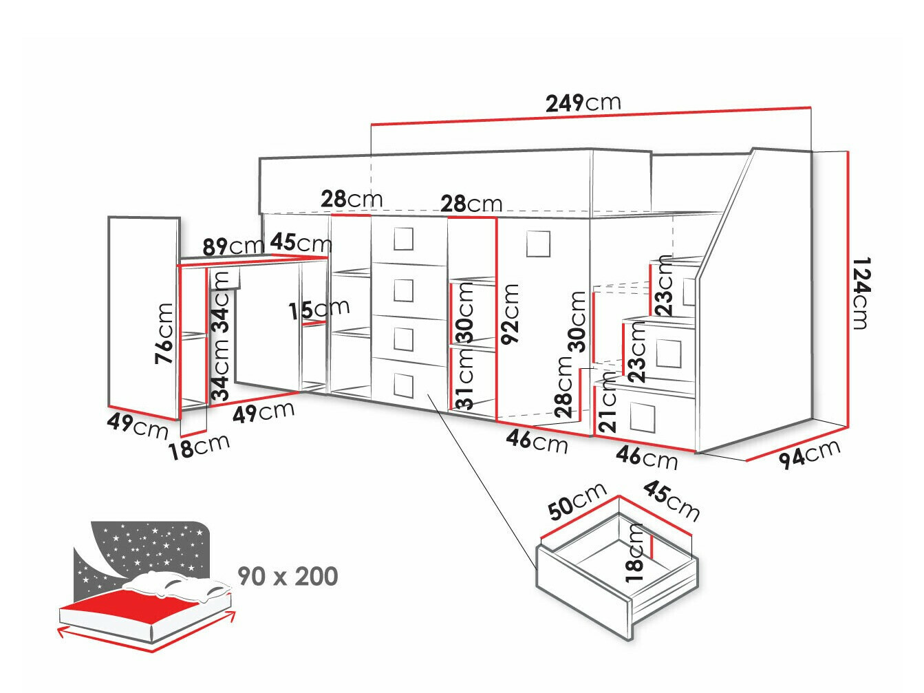 Augsta gulta Hartford 366 (Balts + Glancēts Tirkīzs + Glancēts balts)