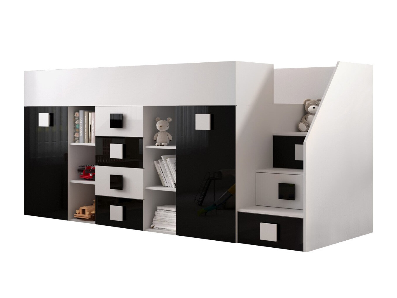 Augsta gulta Hartford 366 (Balts + Glancēts melns + Glancēts balts)