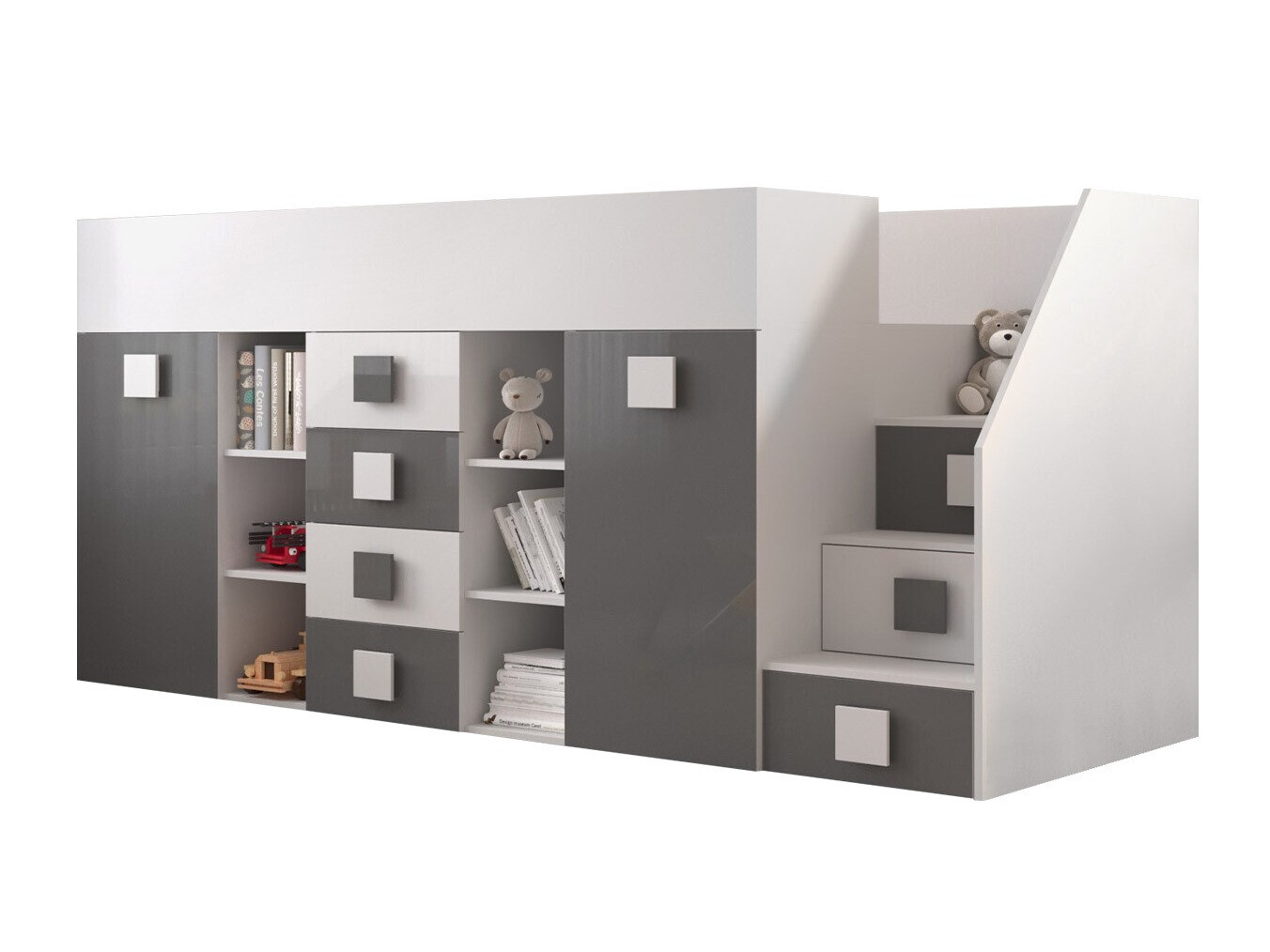 Augsta gulta Hartford 366 (Balts + Glancēts pelēks + Glancēts balts)