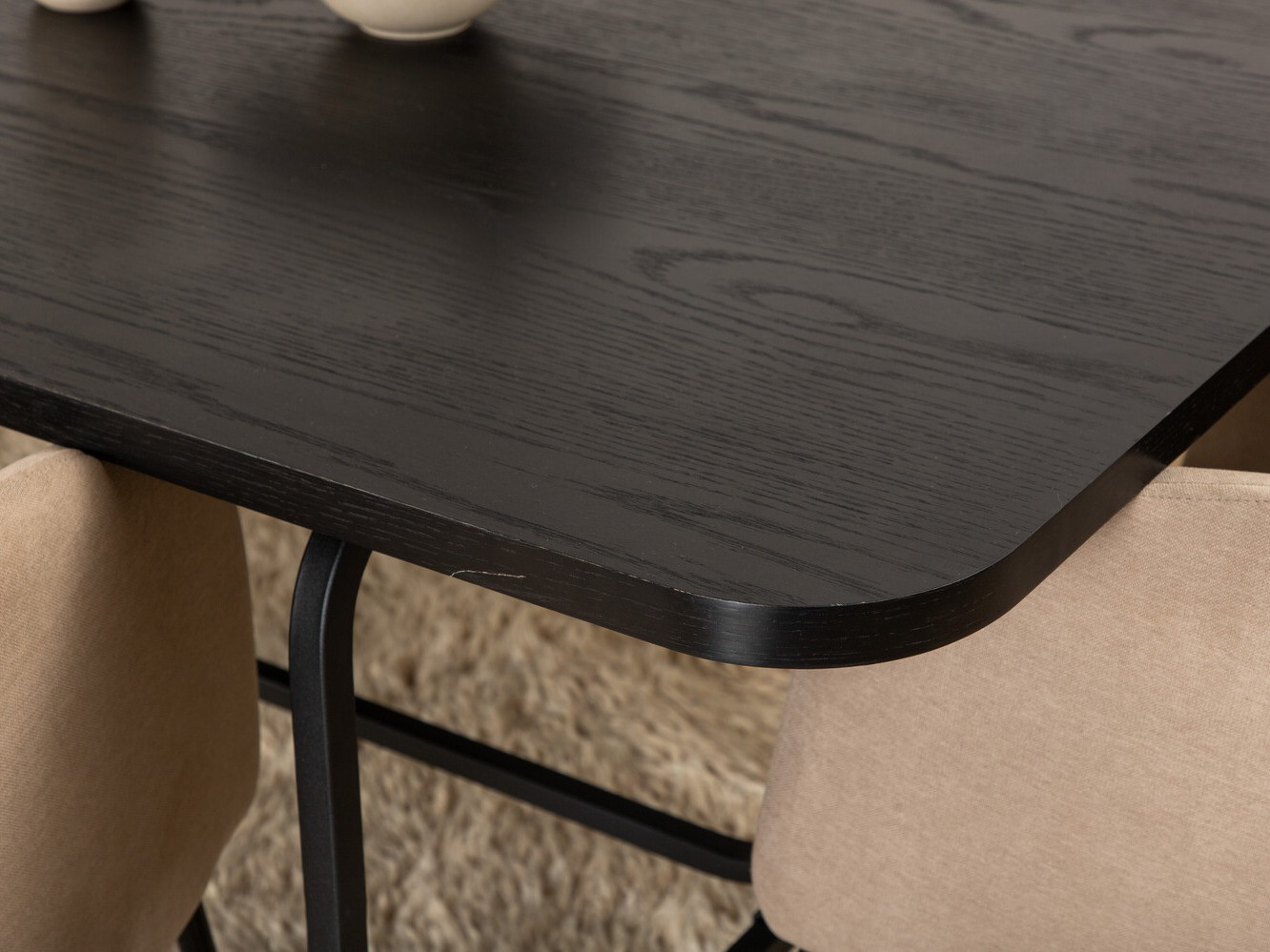 Обеденный гарнитур Dallas 2794 (Бежевый + Чёрный)