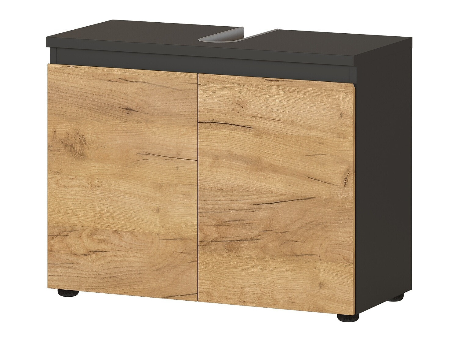 Stāvošs vannas istabas skapītis izlietnei Deltei 104