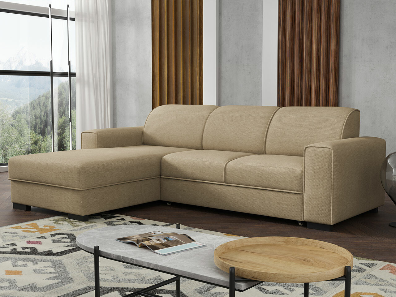 Угловой диван Columbus 186 (Crown 2)